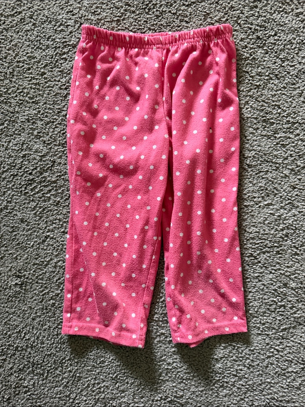 Carter's Pink Polka Dot Girls' Pajama Bottoms